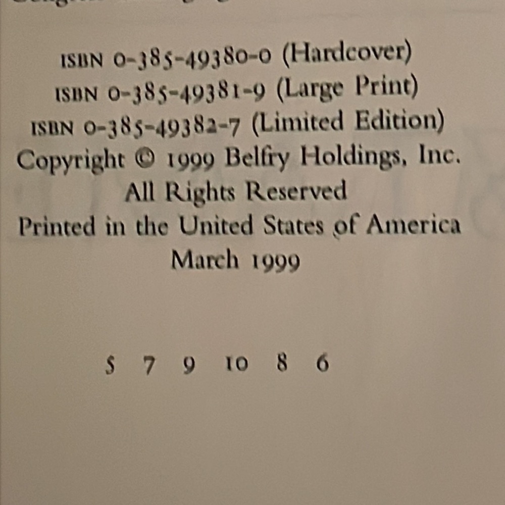 1999 First Edition First Printing John Grisham Th… - image 3